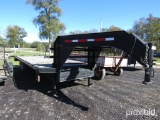 20' X 5' TEX MEX DOVETAIL GOOSENECK TRAILER (VIN # 41MBA2523DW043223) (TITLE ON HAND AND WILL BE MAI