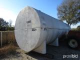 10,000 GALLON FUEL TANK WEIGHS 92,000 LBS (WE WILL NOT LOAD IT, IT IS THE BUYER'S RESPONSIBILTY AND