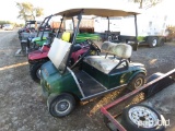 CLUB CAR GOLF CART (ELECTRIC) AND TRAILER SERIAL # AB0147-094338 (NO PAPERWORK ON THE TRAILER)
