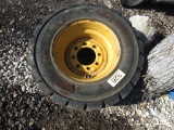 SKID STEER TIRE AND RIM