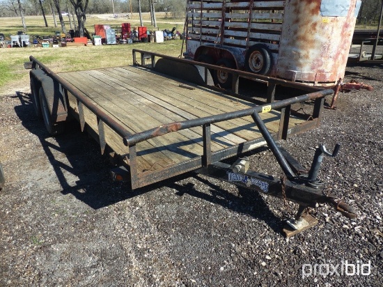 2013 TEXAS BRAGG 83" X16' LOWBOY TRAILER VIN # 17XFP1627D1031894 (TITLE ON HAND AND WILL BE MAILED C