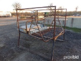 HAY RACK AND FEED TROUGH