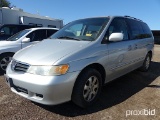 2003 HONDA ODYSSEY VAN (SHOWING APPX 200,024 MILES) (VIN # 5FNRL18083B030734) (TITLE ON HAND AND WIL