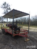 1997 16' LOWBOY TRAILER W/ BBQ PIT (VIN # 1C9B11627V1288521) (MSO ON HAND AND WILL BE MAILED CERTIFI