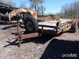 16' LOWBOY BUMPER PULL TRAILER (REGISTRATION PAPER ON HAND AND WILL BE MAILED CERTIFIED WITHIN 14 DA