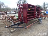 PANEL TRAILER W/ 19 CATTLE PANELS (REGISTRATION RECEIPT ON HAND AND WILL BE MAILED CERTIFIED WITHIN