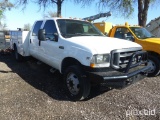 2002 FORD F450 SUPER DUTY PICKUP (SHOWING APPX 172,042 MILES) (VIN # 1FDXW4
