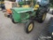 JD 830 TRACTOR W/ MANUALS (SHOWING APPX 2,881 HOURS) (SERIAL # 131675L) (MANUAL IN THE OFFICE)