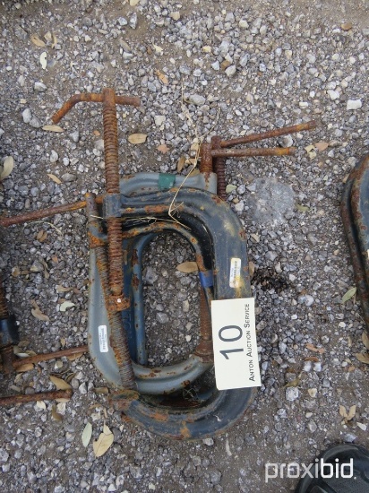 4 - 8" C-CLAMPS