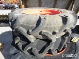 2 - 8 X 16 TIRE AND RIM