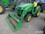 JD 3320 TRACTOR W/ JD LOADER (SHOWING APPX 4,270 HOURS) (SERIAL # 3320P504122)