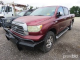 2008 TOYOTA TUNDRA PICKUP (SHOWING APPX 331,480 MILES) (VIN # 5TFDV58108X067925) (TITLE ON HAND AND