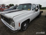 1978 CHEVROLET PICKUP FRONT WHEEL DRIVE (MILES UNKNOWN) (VIN # CCS248B153967) (TITLE ON HAND AND WIL