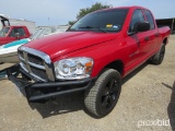 2007 DODGE 1500 PICKUP (SHOWING APPX 237,107 MILES) (VIN # 1D7HA18P27S152065) (TITLE ON HAND AND WIL
