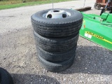 4 - 235/85R16 TIRES AND WHEELS