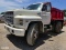 1981 FORD F600 DIESEL 6 YARD DUMP TRUCK (SHOWING APPX 60,633 MILES) (VIN # 1FDMK64N8BVA09003) (TITLE