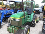 JD 770 TRACTOR W/ JD 5' SHREDDER 3PT (SHOWING APPX 742 HOURS) (SERIAL # M00770A150655)