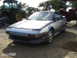 1989 TOYOTA MR2 SUPER CHARGED CAR (NOT RUNNING) (SHOWING APPX 128,074 MILES) (VIN # JT2AW16J3K015869