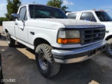 1993 FORD F250 XL PICKUP, DIESEL (SHOWING APPX 329,364 MILES) (1FTHF25M7PNA57687) (TITLE ON HAND AND