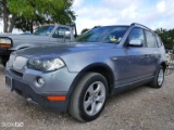 2007 BMW X3 SUV (SHOWING APPX 130,180 MILES) (VIN # WBXPC93477WF23747) (TITLE ON HAND AND WILL BE MA
