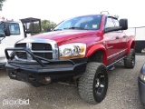 2006 DODGE PICKUP (SHOWING APPX 193,697 MILES) (VIN # 3DTK528C86G211549) (TITLE ON HAND AND WILL BE