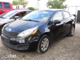 2013 KIA RIO GDI CAR (SHOWING APPX 80,916 MILES) (VIN # KNADM4A34D6300324) (TITLE ON HAND AND WILL B
