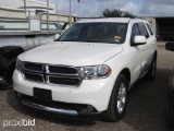 2012 DODGE DURANGO CREW (SHOWING APPX 125,109 MILES) (VIN # 1C4SDHDT3CC301204) (TITLE ON HAND AND WI