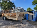 1991 CM 20' STOCK TRAILER (VIN # 49TSG2026M1001143) (REGISTRATION PAPER ON HAND AND WILL BE MAILED C