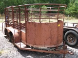 12' CATTLE TRAILER (LAW ENFORCEMENT IDENTIFICATION NUMBER INSPECTION ON FILE AND WILL BE MAILED CERT