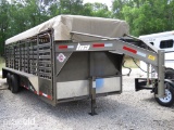 2020 BCI 24' CATTLE TRAILER (VIN # 4B9B3NH20LS075122) (TITLE ON HAND AND WILL BE MAILED CERTIFIED WI