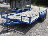 2016 16' LOWBOY TRAILER (REGISTRATION PAPER ON HAND AND WILL BE MAILED CERTIFIED WITHIN 14 DAYS AFTE