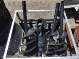 SKID STEER HYDRAULIC AUGER W/ 9