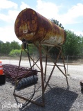 500 GALLON FUEL TANK ON STAND