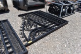 2 - 7' WROUGHT IRON GATES