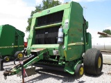 JD 568 ROUND BALER 5 X 6 W/ MONITOR (SHOWING APPX 10,247 BALES ON MONITOR)