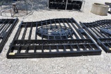 2 - 7' WROUGHT IRON GATES