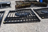 2 - 7' WROUGHT IRON GATES