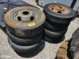 8 - 235/85R 16 TIRES AND WHEELS