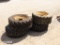 4 - 10 X 16.5 SKID STEER TIRES AND WHEELS