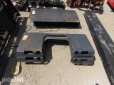 4 - SKID STEER WELD PLATES