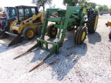 JD 4020 TRACTOR W/ JD 148 LOADER (SERIAL # 1R75309R)