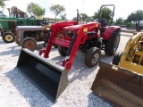 MAHINDRA 6065 TRACTOR W/ MAHINDRA LOADER (SHOWING APPX 6.4 HOURS) (SERIAL # MP251013)
