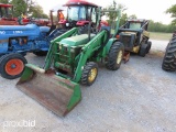 JD 790 TRACTOR W/ JD 419 LOADER W/ BOX BLADE (SHOWING APPX 1,087 HOURS) (SERIAL # LV0790G594663)