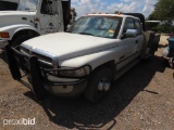 1996 DODGE 3500 CUMMINS DIESEL (SHOWING APPX 159,858 MILES) (TITLE ON HAND AND WILL BE MAILED CERTIF