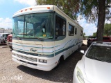 1996 30' FLAIR BY FLEETWOOD MOTORHOME (SLEEPS 5) (SHOWING APPX 87,974 MILES) (VIN # 1GBKP37N55332332