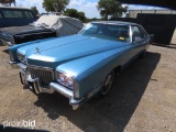 1972 CADILLAC ELDARADO CAR (SHOWING APPX 57,391 MILES) (VIN # 6L47S2Q418905)  (TITLE ON HAND AND WIL