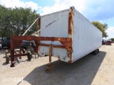40' GOOSENECK STORAGE CONTAINER TRAILER (REGISTRATION PAPER ON HAND AND WILL BE MAILED CERTIFIED WIT