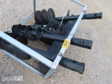 SKID STEER HYDRUALIC AUGER W/ 9