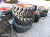 3 - 15 X 19.5 TIRES AND WHEELS