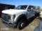 2018 FORD F550 PICKUP POWERSTROKE (SHOWING APPX 186,386 MILES,UP TO BUYER TO DO THEIR DUE DILLIGENCE